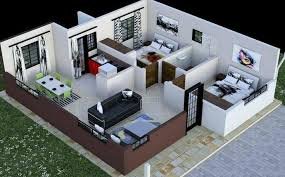 2 BHK cleaning