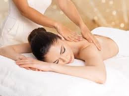 Woman full body massage
