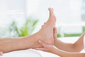 Foot massage for woman