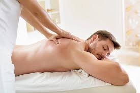 Man full body massage